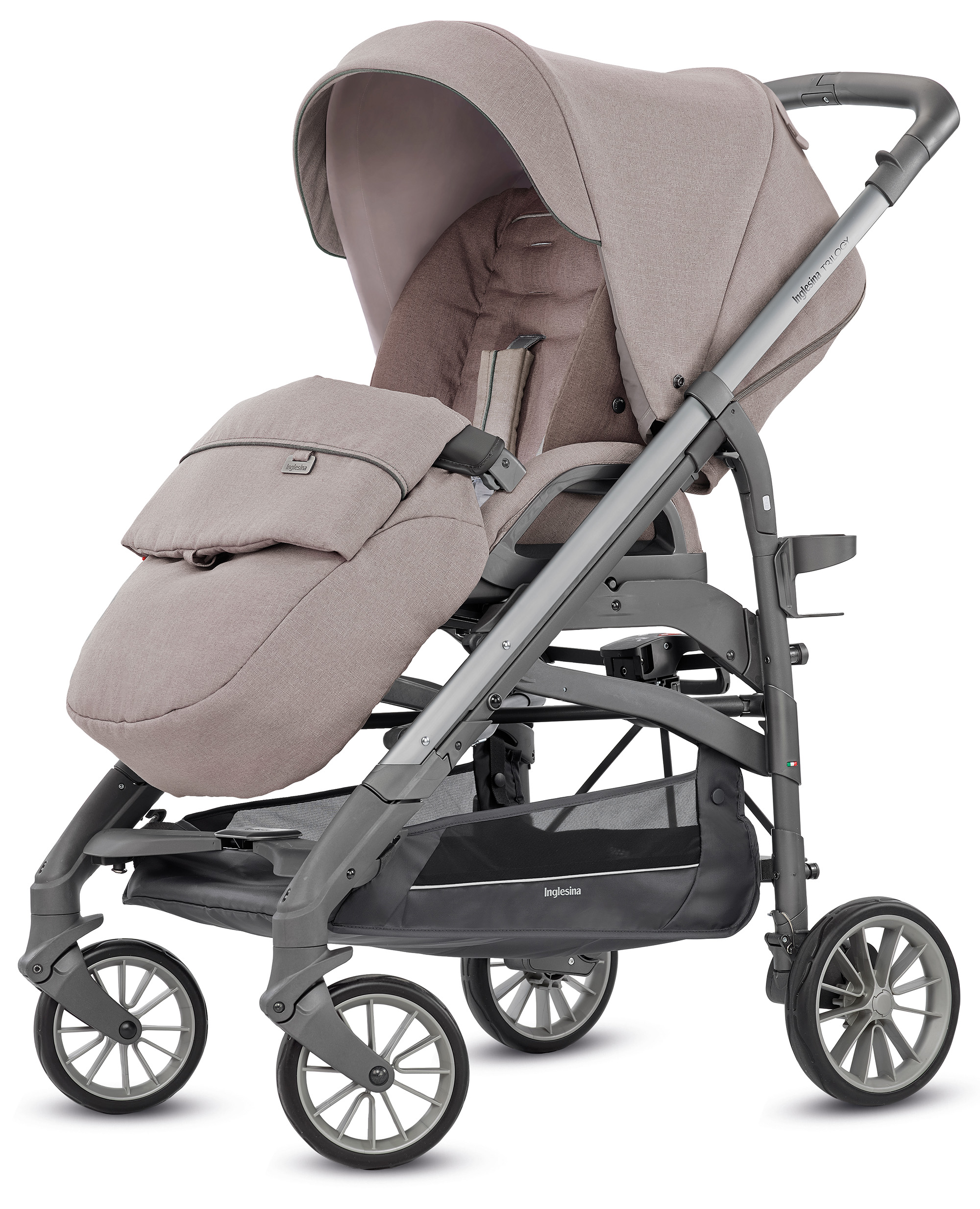 Коляска-трость Inglesina Trilogy Alpaca Beige (серое шасси) 5ee2c29e731563d2d0528cb565f9f2ae
