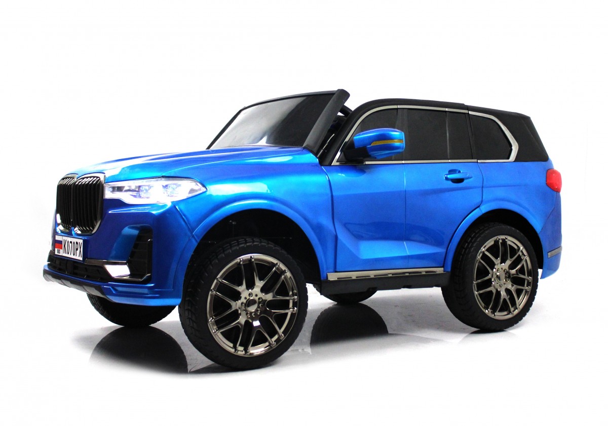 Детский электромобиль RiverToys K070PX синий глянец su10b1yujl1i60hciy6niqtvzov35xsd