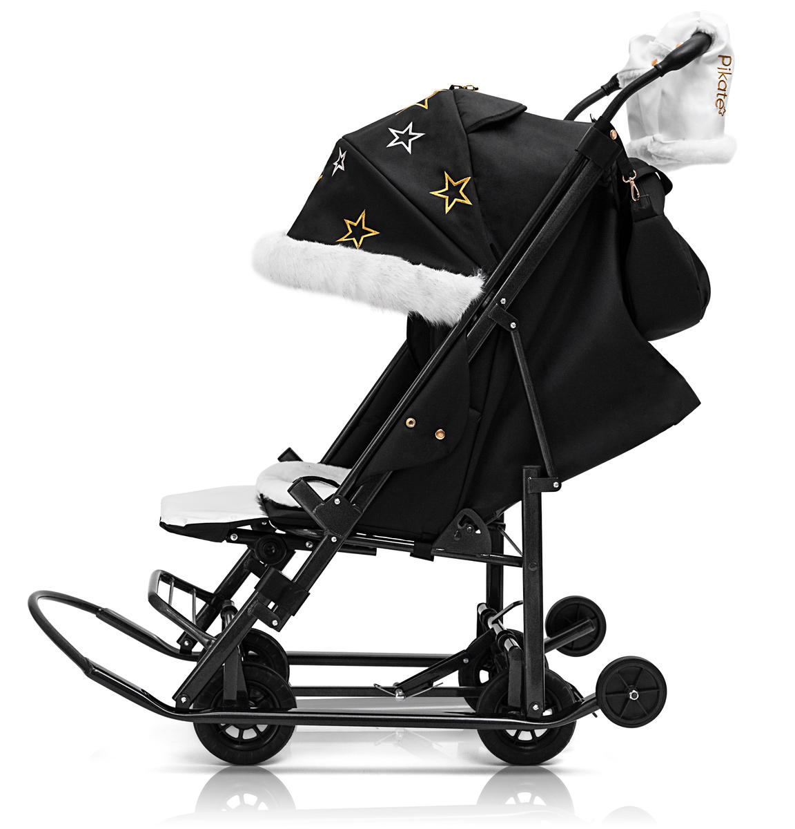 Санки-коляска Pikate Limited Edition Black 76z8f5syytvwh20eu61xkgdem88n3agi
