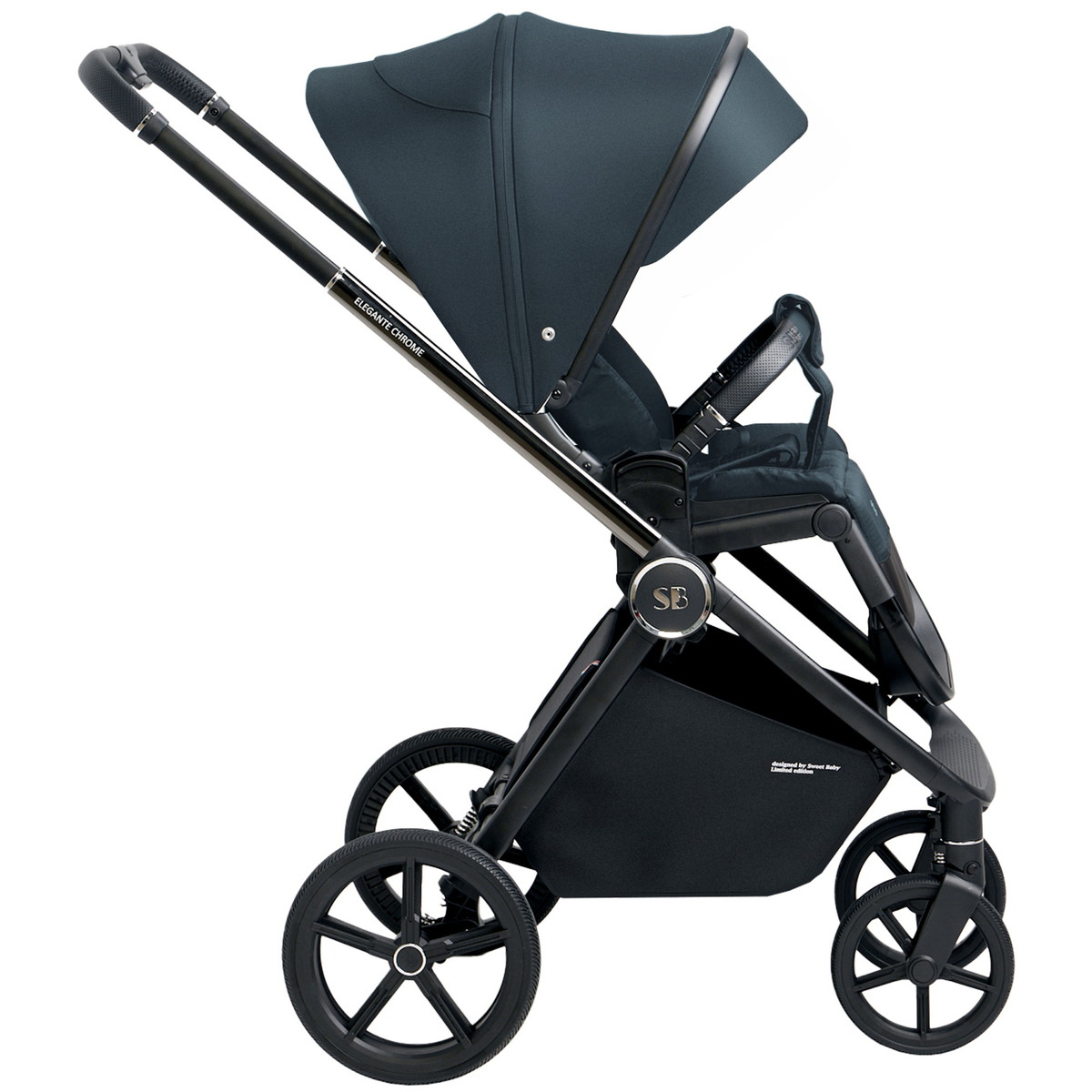 Прогулочная коляска Sweet Baby Elegante Chrome Blue m1j943zb4wb5apy9685f1us9zf5yani5