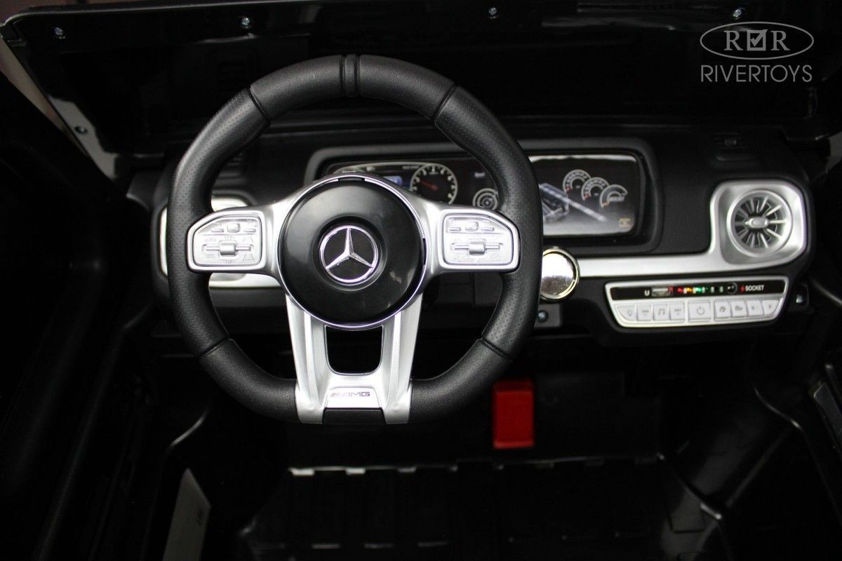 Детский электромобиль RiverToys Mercedes-AMG G63 (S307) черный rh7p1mhm7ke3taoo3elxqpbt0ym0vaae