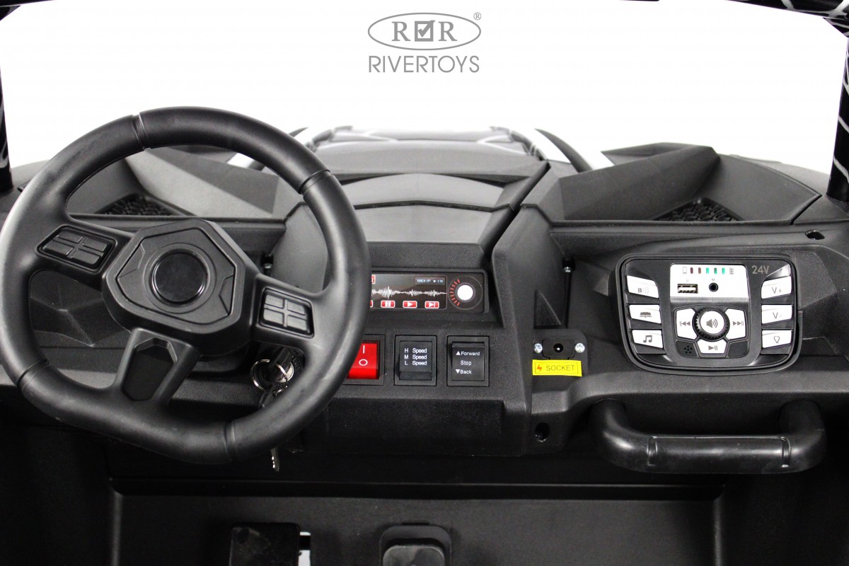 Детский электромобиль RiverToys M222MM черный y3nfjwmyxre1f3yqy03k3ms6xuz7o4yh