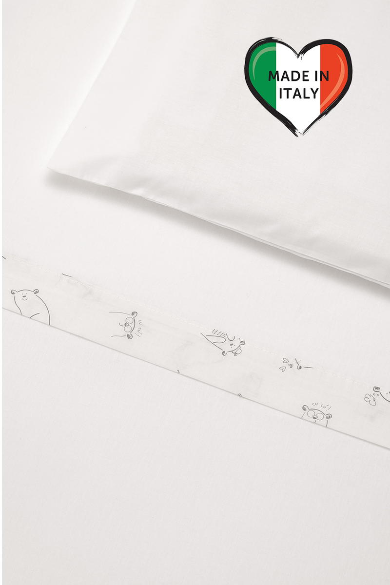 Набор белья Erbesi Evolution Orsetti 3 предмета Серый 5bd92v0dnzi3lw44s7gcvno0ogc53jtv