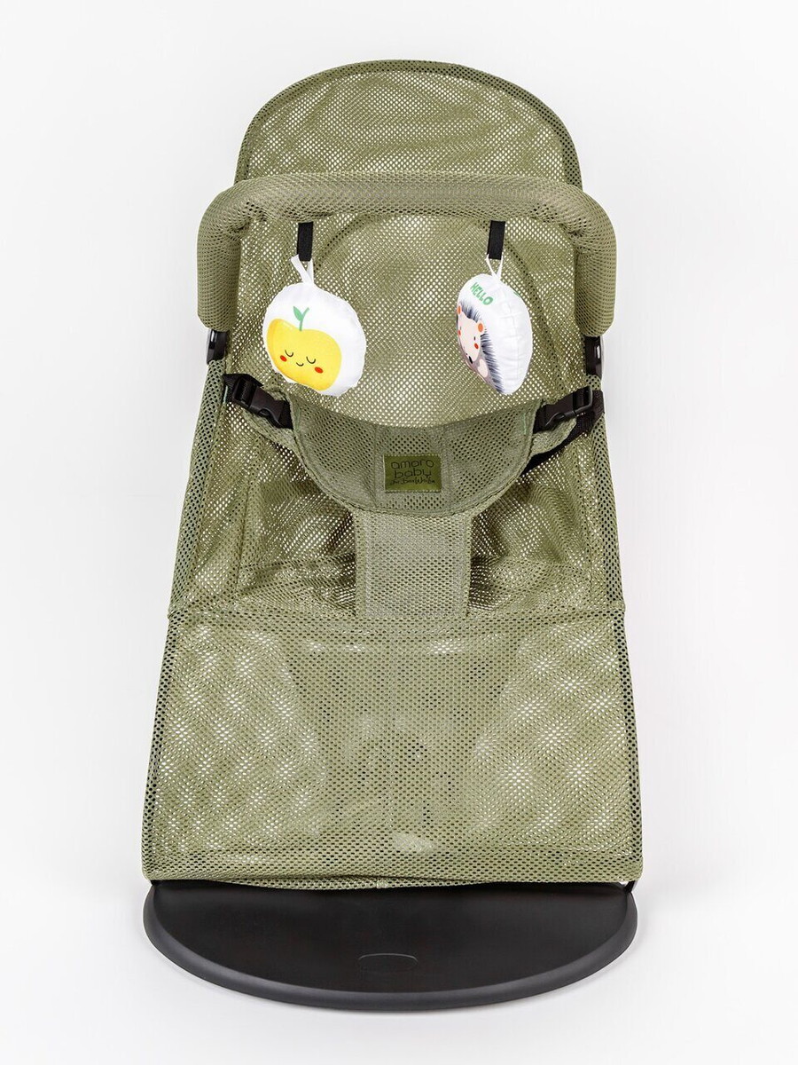 Шезлонг Amarobaby Baby time Зеленый k1mde1fj4oxpczmh933ksymc33gce086