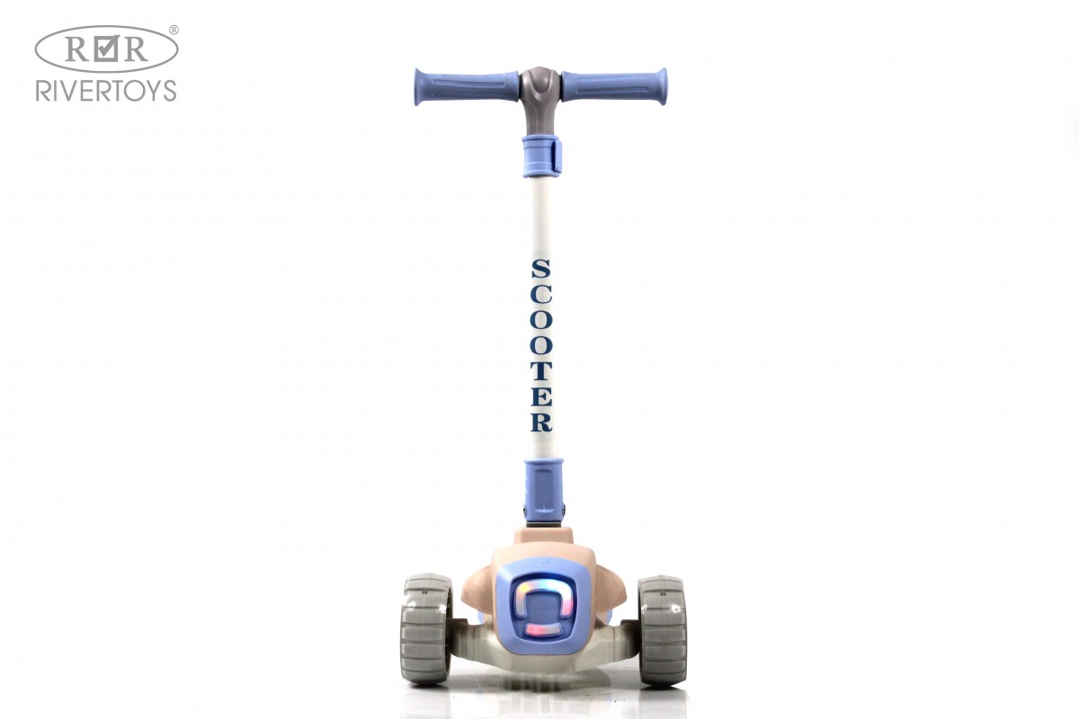 Детский самокат RiverToys HB-T8 голубой ib00ii0ojdbgpuh5sp2g8fwzutag2hxm