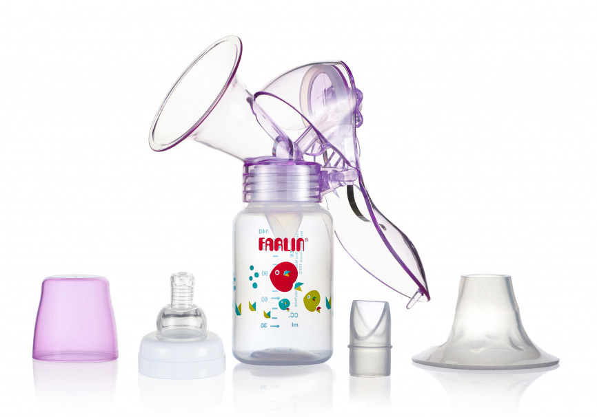 Ручной молокоотсос Farlin Голубой b33a824ba3140260e66ce42a82a633af