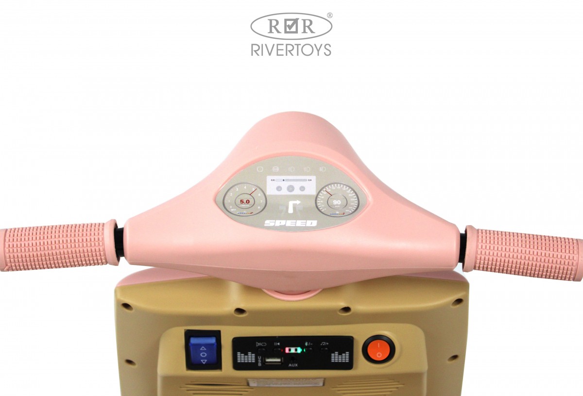 Детский электроскутер RiverToys K777PX-A розовый l5e68injdzzarg8f8efh0vytjcxl0kuj