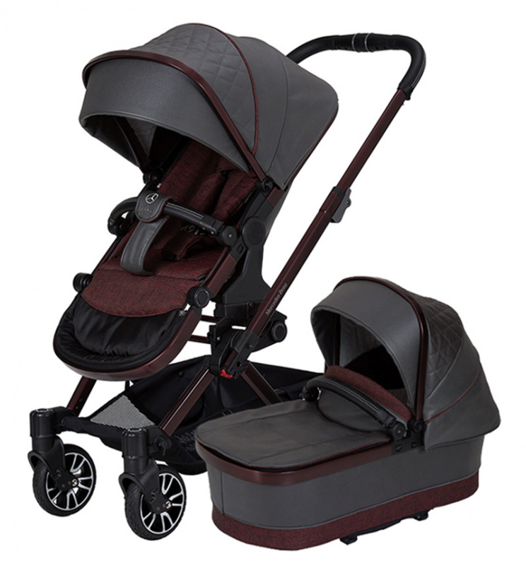 Коляска 2 в 1 Hartan Mercedes-Benz (Avantgarde GTX, 614 Rubellit, с колесами XL)