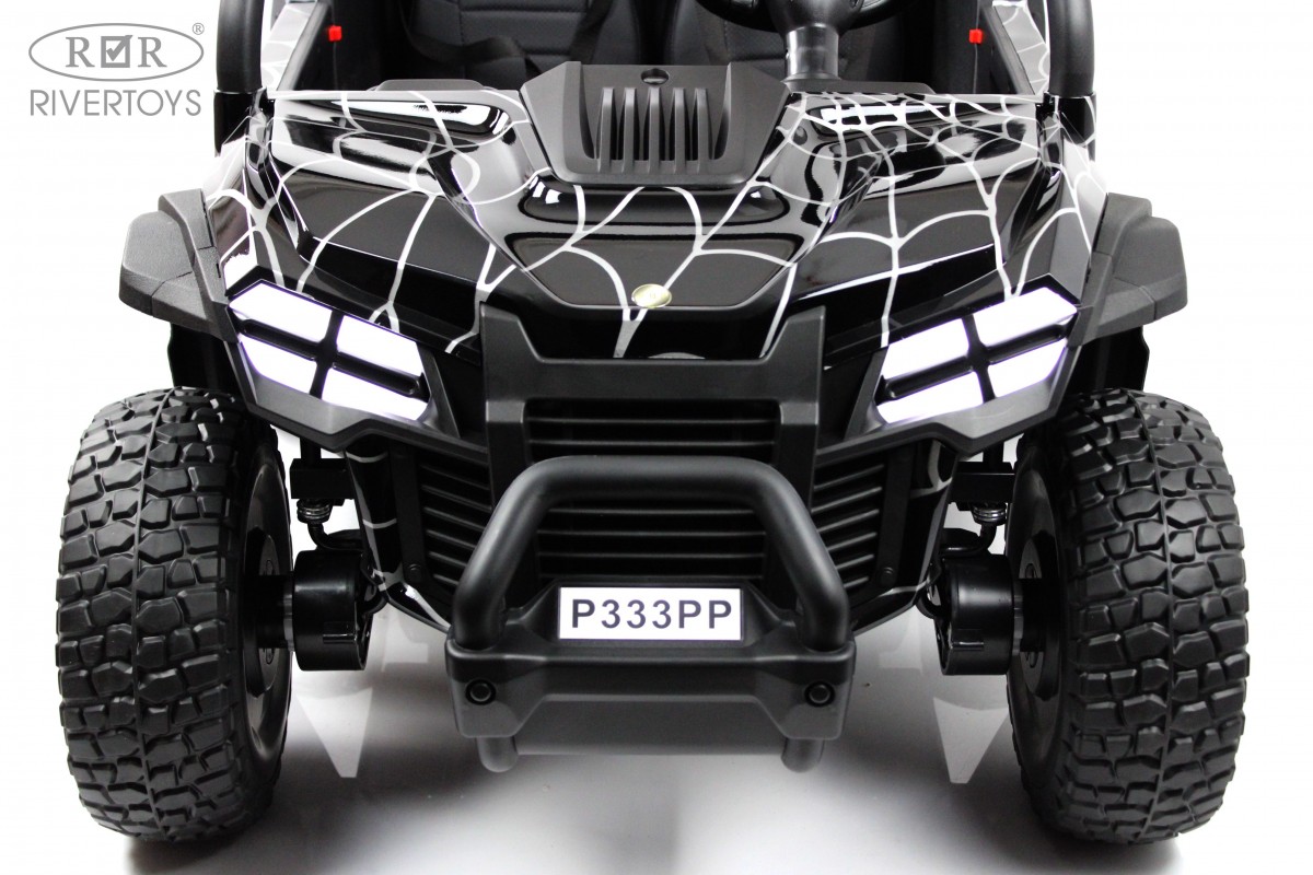 Детский электромобиль RiverToys Buggy P333PP черный Spider i98bm21foanukybcvl13ziwuubiapmis