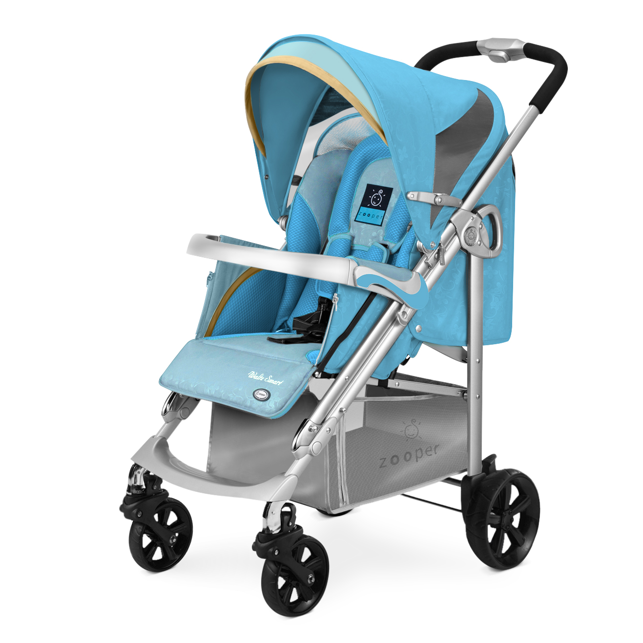 Прогулочная коляска Zooper Z9 Smart (Cyan)