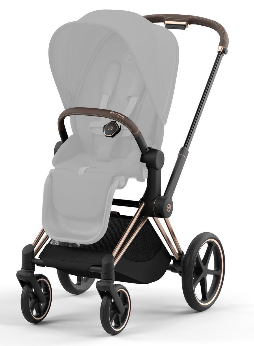 Коляска 2 в 1 Cybex Priam IV (шасси Rosegold) Sepia Black 57zupaxik9zur413c8vd1euw4dk2v0f4