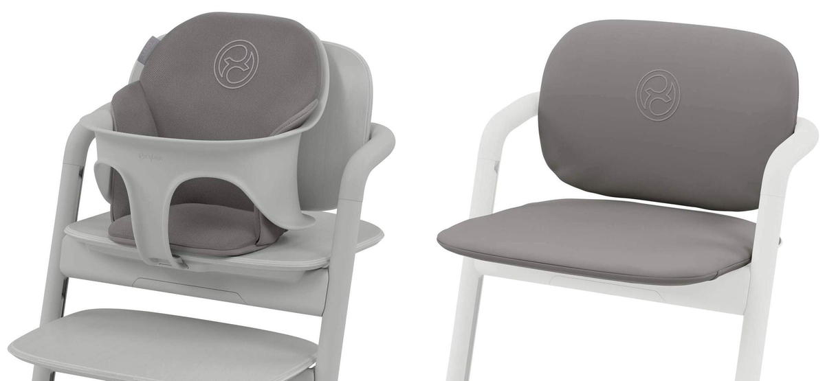 Набор мягких чехлов к стульчику Cybex Lemo Comfort Inlay (Suede Grey)
