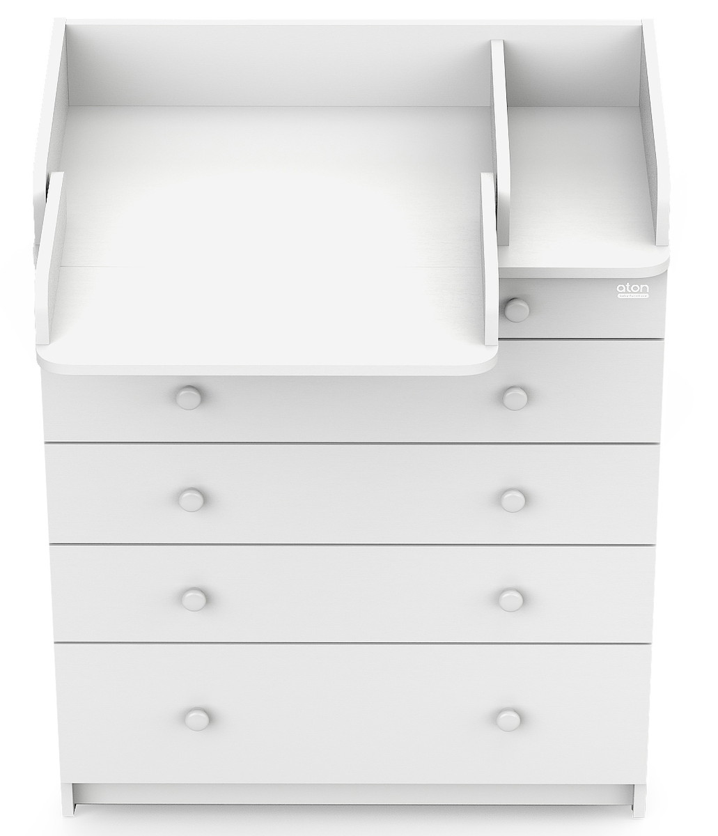 Детский пеленальный комод Атон Leo 805 с органайзером, ЛДСП белый-белый 8feowkybn17lwqukro7lbbhdl4wp81s3
