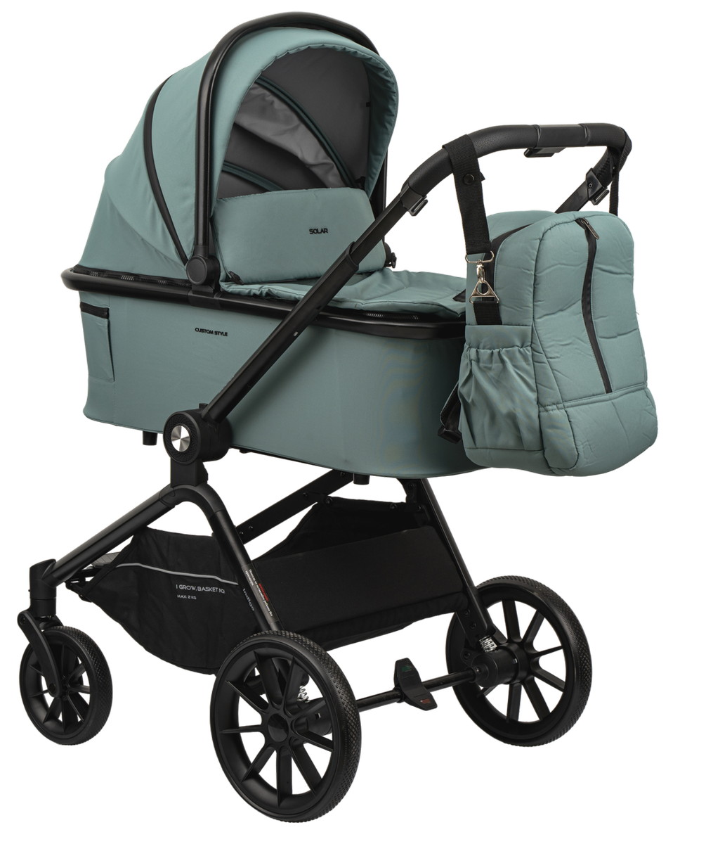 Детская коляска Indigo Solar 3 в 1 зеленый 7wlyy6hmvzcbyvndufispsl22lzcaffe