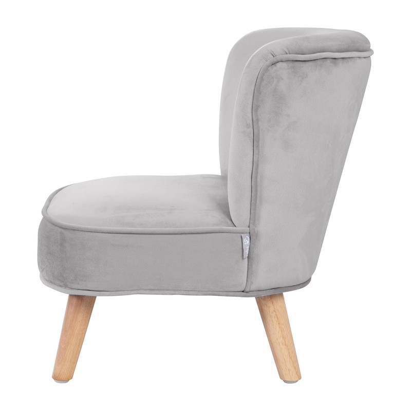 Детское велюровое кресло ROBA Lil Sofa Серый 7s483luluu1actpa4wm2xjnobdd1jhet