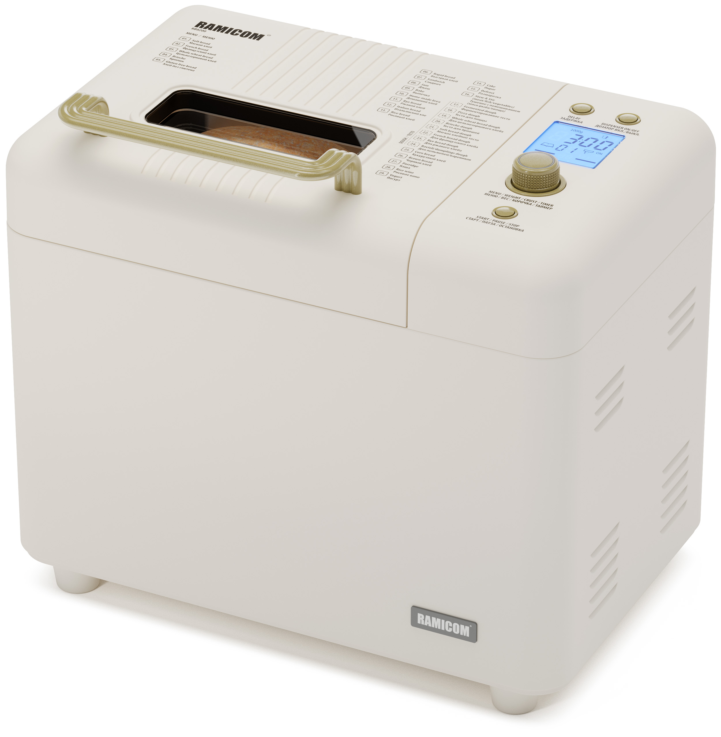 Хлебопечка 29-в-1 Ramicom Premium Style (RB8200)