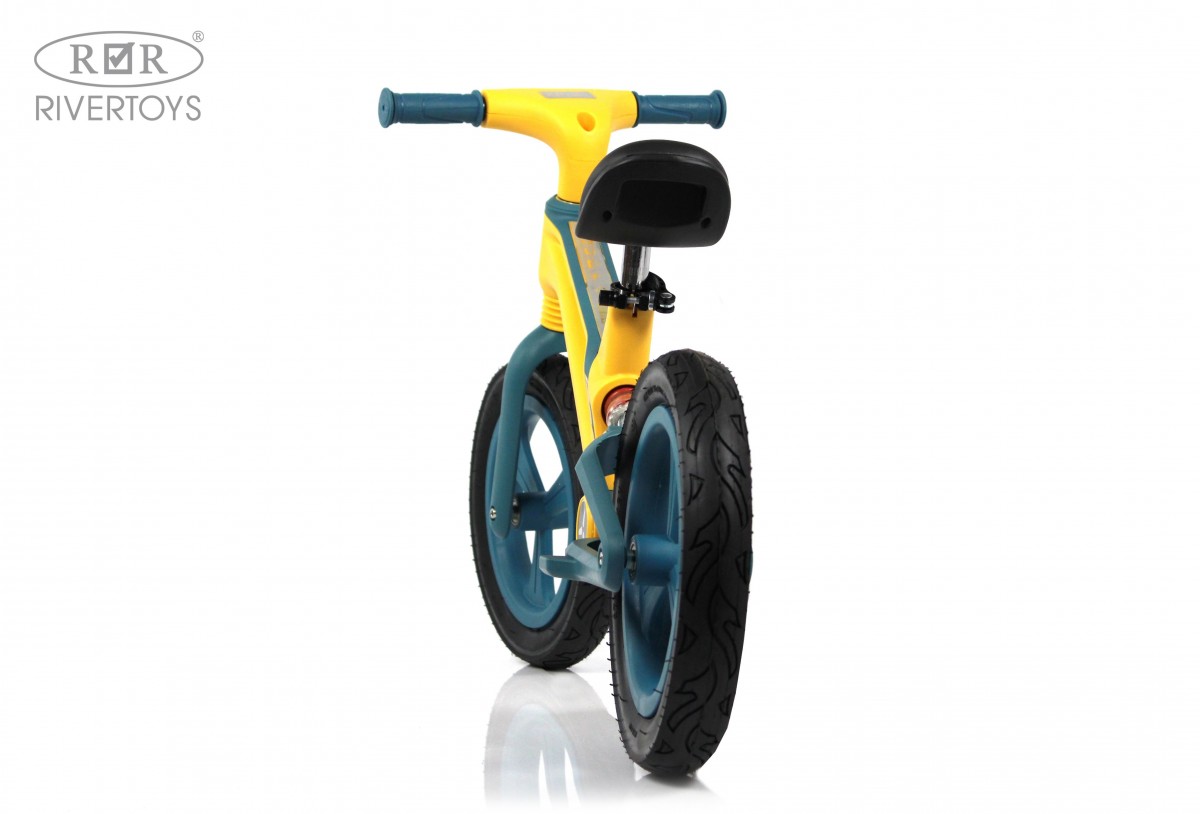 Детский беговел RiverToys М002БХ желтый pjoou7wvodps3f90gi3716rl4gw1dyfm