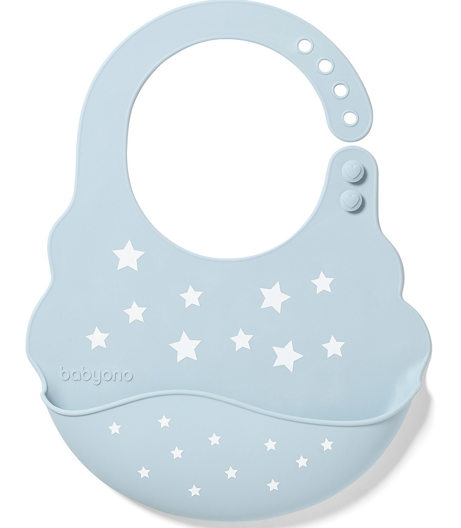Нагрудник силиконовый BabyOno с регулируемой застежкой Небесный 0wsntce2hyp6ahc0fzsi54k2nodfp8bv