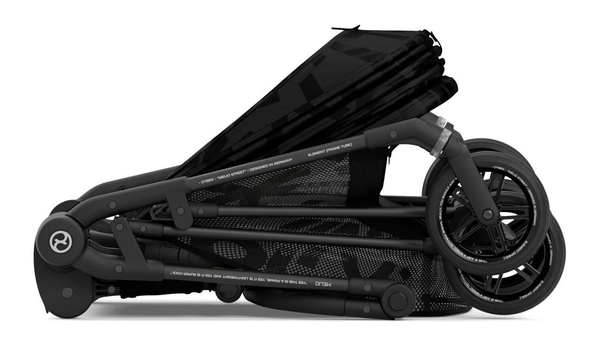 Прогулочная коляска Cybex Melio Street Real Black с дождевиком d4wti29uld1rnxwr4kl71orx802p7j03