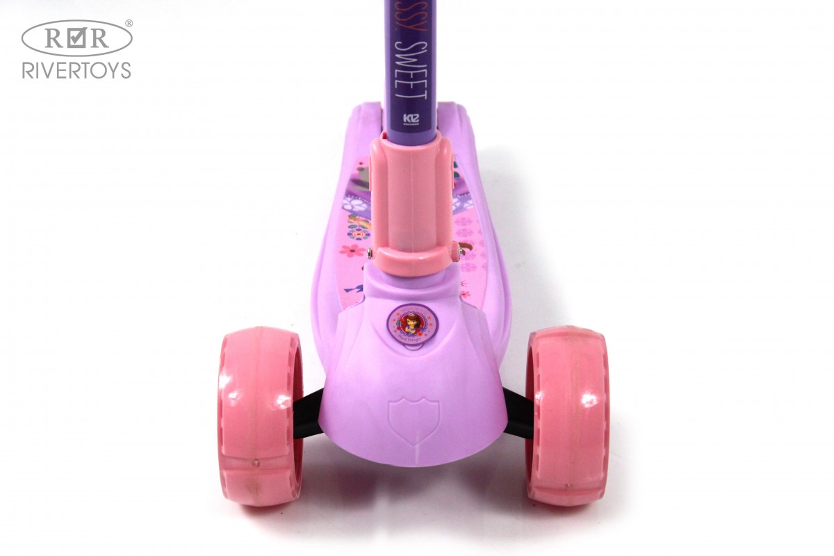 Детский самокат RiverToys HB-103 фиолетовый 1jkvf36nyxiy8zxnt2up3w2kxoszn9zr