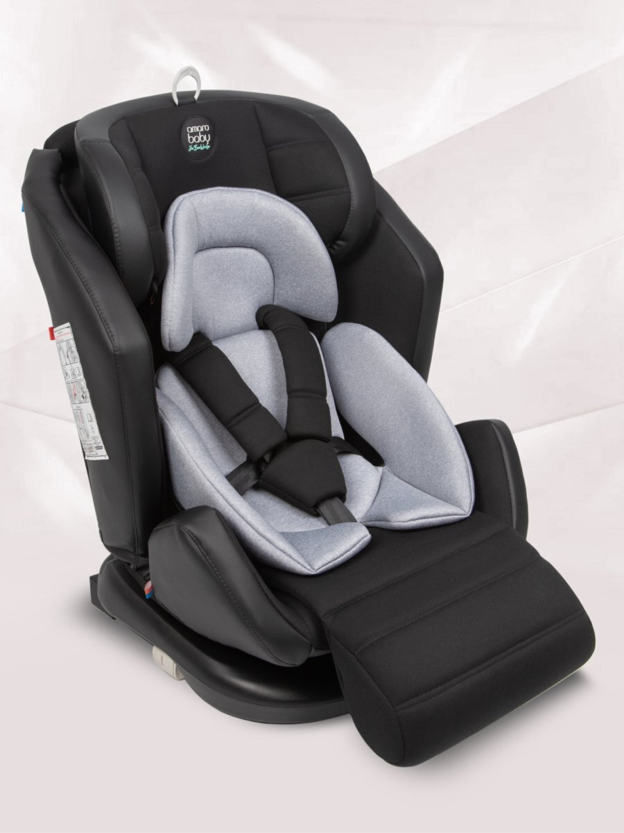 Автокресло AMAROBABY Favorite ISOFIX (чёрный/серый)