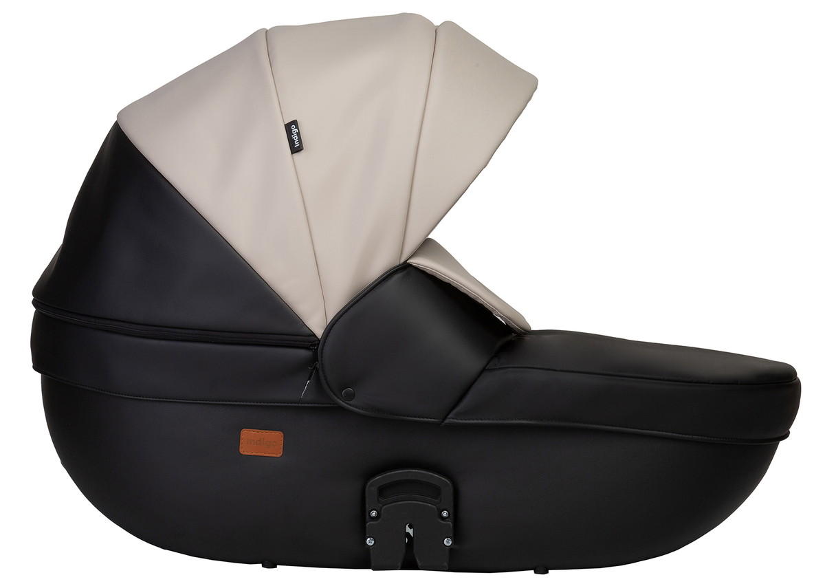 Детская коляска Indigo Mio Eco 2 в 1 04 черная кожа+св.бежевая кожа zcmwfqbn3fibagpskyhjpmzw2lnsm1nc