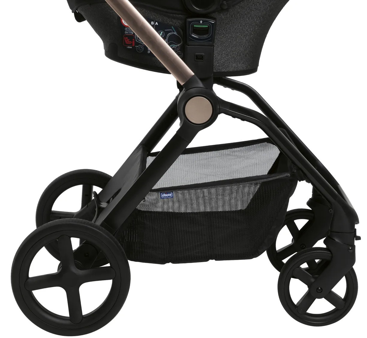 Коляска Chicco Mysa 2 в 1 Black Satin htlm4gaepk2zt2ytfh2gozt0b06wuu37