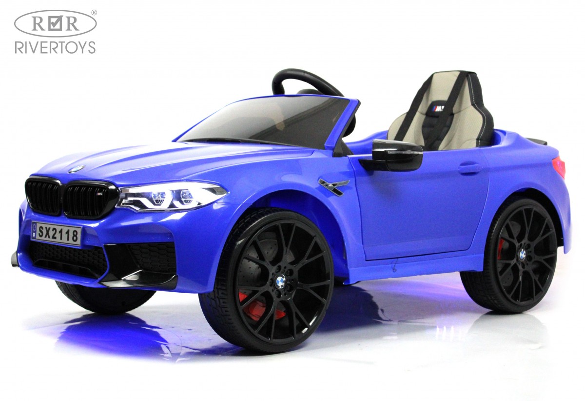Детский электромобиль RiverToys BMW M5 Competition A555MP синий 5c1w67vqht6xgd228q9ki3eur1su6eph