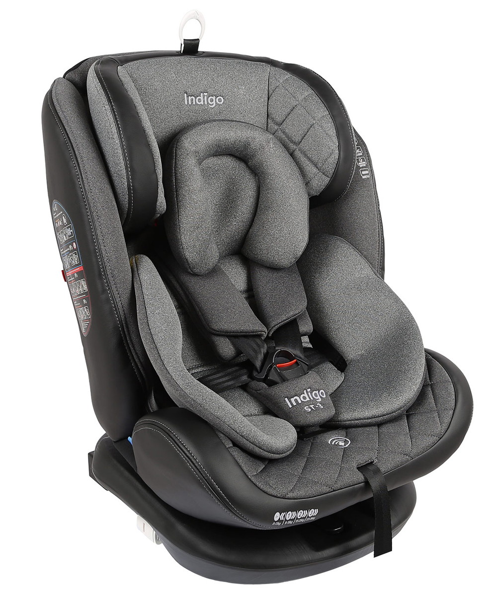 Автокресло Indigo AERO ISOFIX, ST-3, группа 0+1+2+3 серый 15r264iunw6eq12x3xjc0x0220ejsoe2