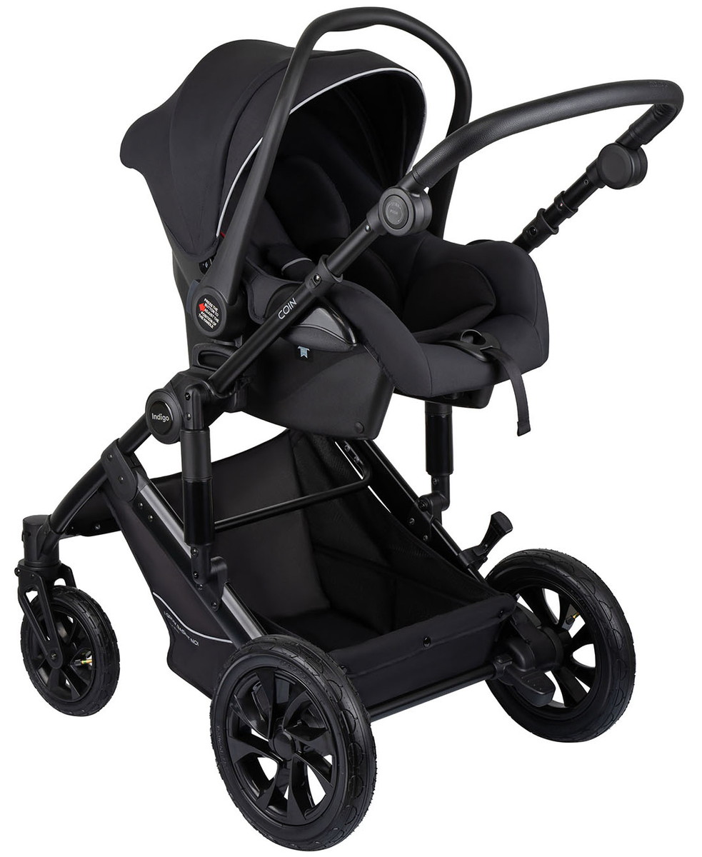 Детская коляска Indigo Coin 3 в 1 черный 646j1elbchi94l7ong6k1d1s7aa24u95