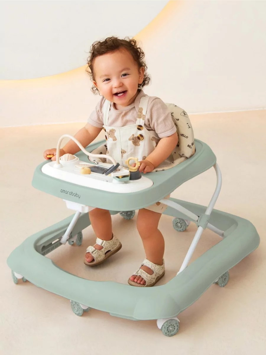 Ходунки AmarobabyHappy Steps зеленый zzmeqyq8uma8uz07haftaxcd8db5jllj