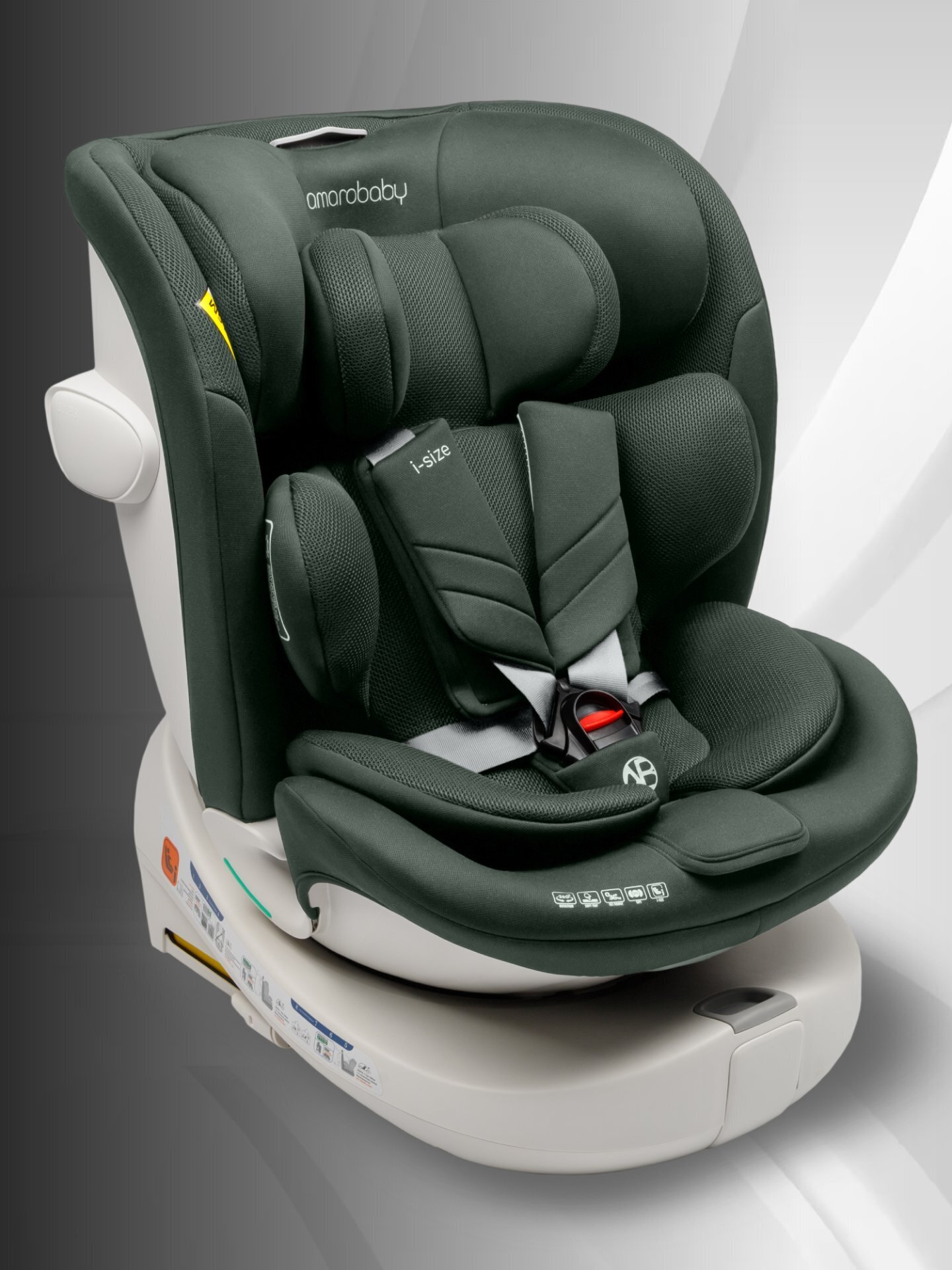Автокресло Amarobaby Defender I-Size (Зеленый)