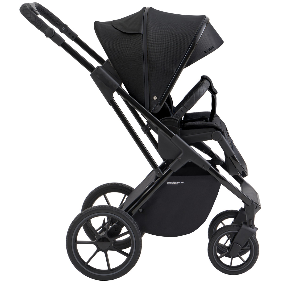 Детская коляска Sweet Baby Massimo SBL 2 в 1 Black efkw5p5w0is5iy0p28rdn63kgslp4vu3