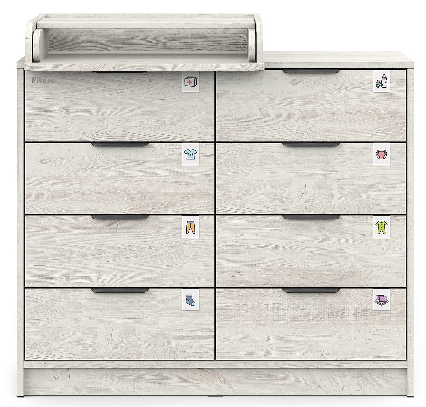 Комод Pituso Kids Optimum ЛДСП Сосна касцина 64h9b7qt5xty1osu3e6rr4d74337ptip