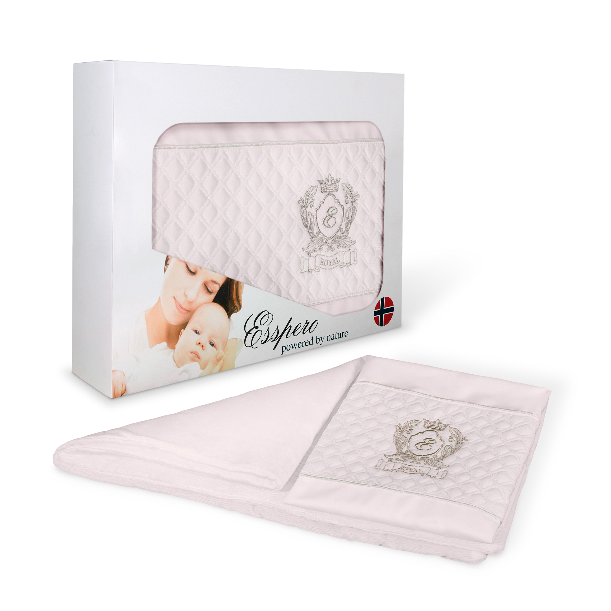Комплект постельного белья в коляску Esspero Conny 5 предметов (E-Royal Pink)