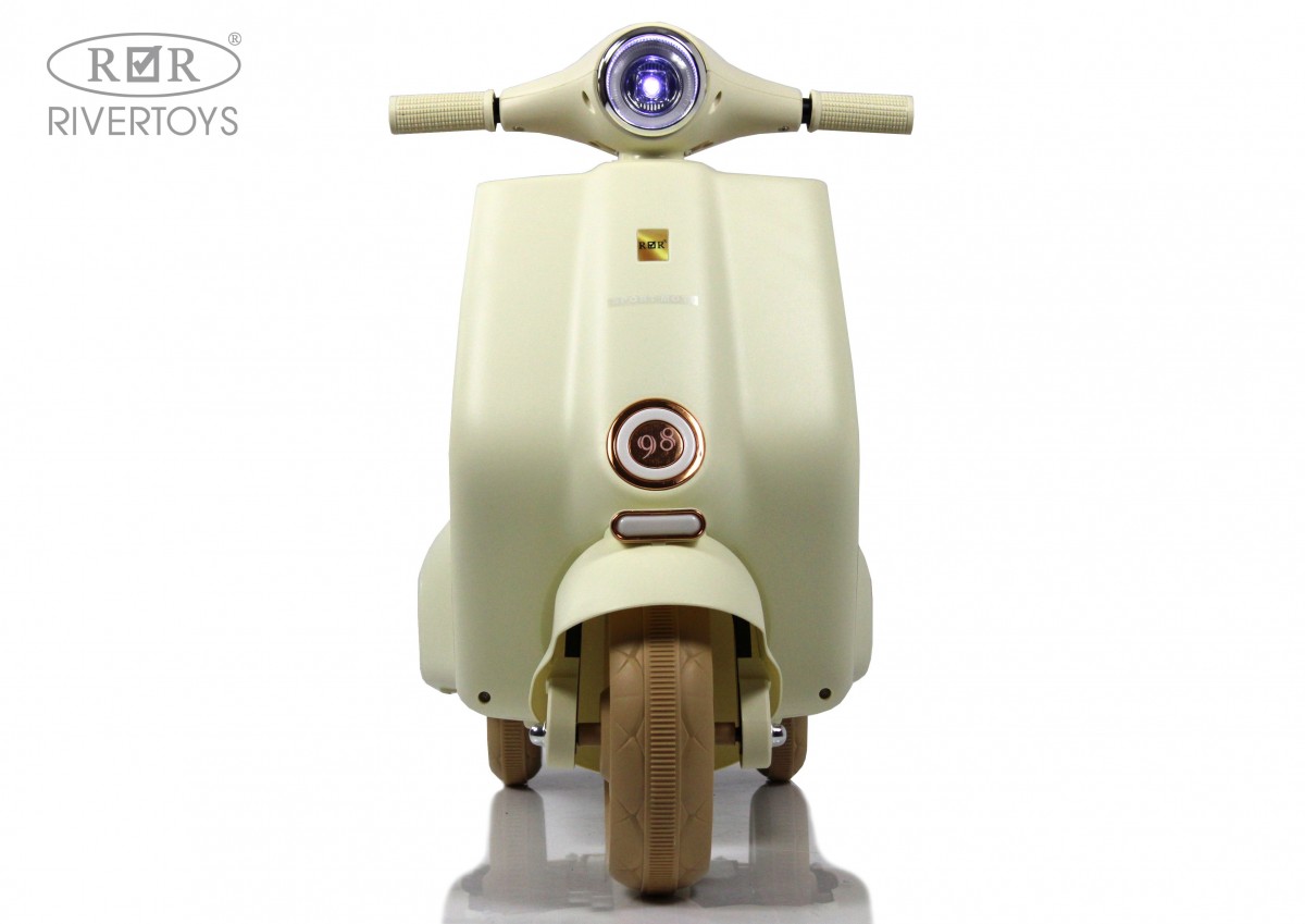 Детский электроскутер RiverToys K777PX-A бежевый 064x5pkuc5wteyzt0ccuobql909k0sdv