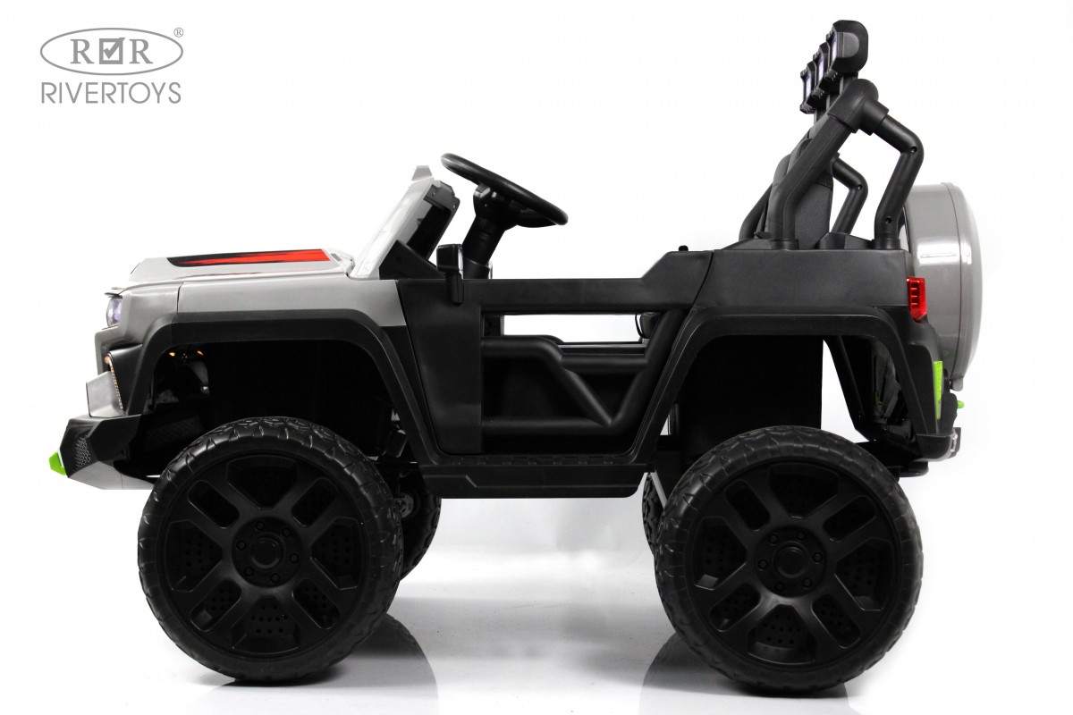 Детский электромобиль RiverToys X888XX серый cxbi7e386amydiccwivp1w1rlbl4v5fq