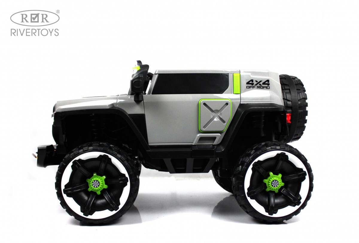 Детский электромобиль RiverToys М222БХ серый 8cvyjx1wtl90d7nz8govqh2o5exwao67