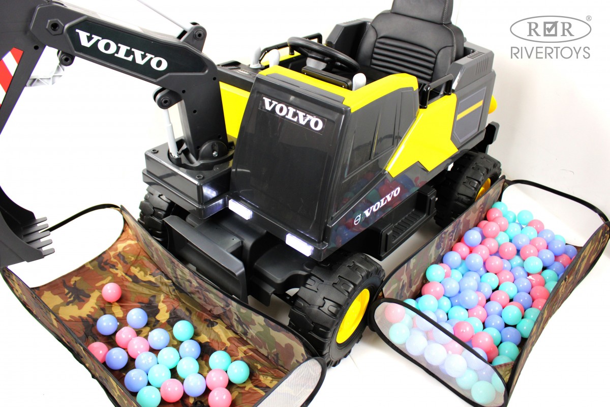 Детский электромобиль RiverToys трактор Volvo Y444YY YELLOW желтый aicke84v87yfl3xnme9l8ovr91b7wkdg
