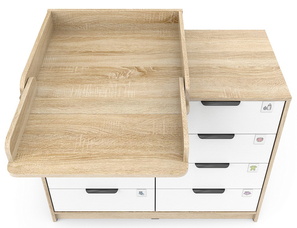 Комод Pituso Kids Optimum ЛДСП Дуб сонома-белый c9fd8i274b6niysbonrxn9fytad8vtvb