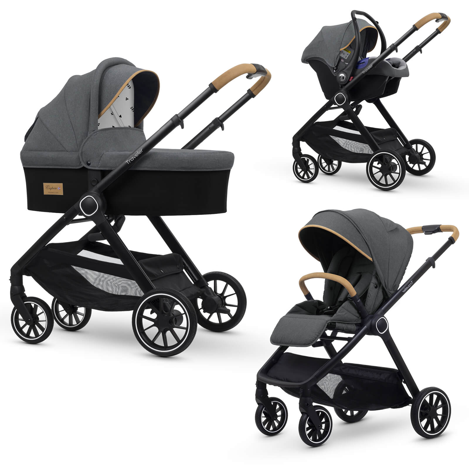 Коляска 3 в 1 Esspero Traveler (Nordic)