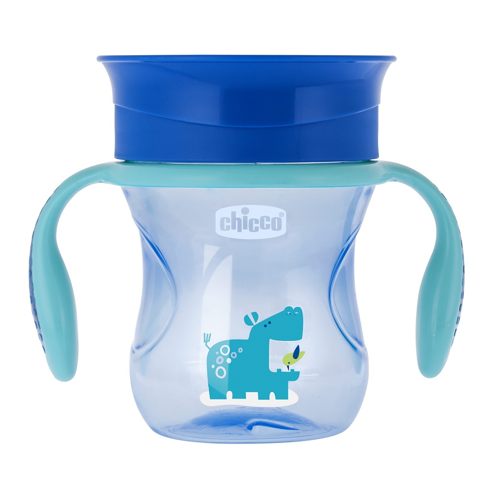 Чашка-поильник Chicco Perfect Cup (носик 360), 12 мес.+, 266 мл голубой cc2ad02f48b6081204e52573ba892ffc