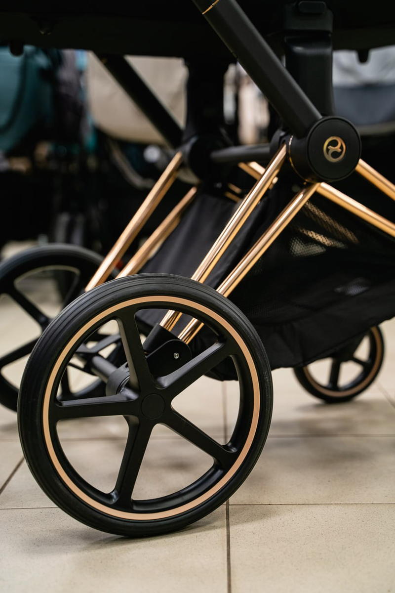 Коляска 2 в 1 Cybex Priam IV (шасси Rosegold) Sepia Black b63offhk334fo1n2ufp4ald3hwsj3p90