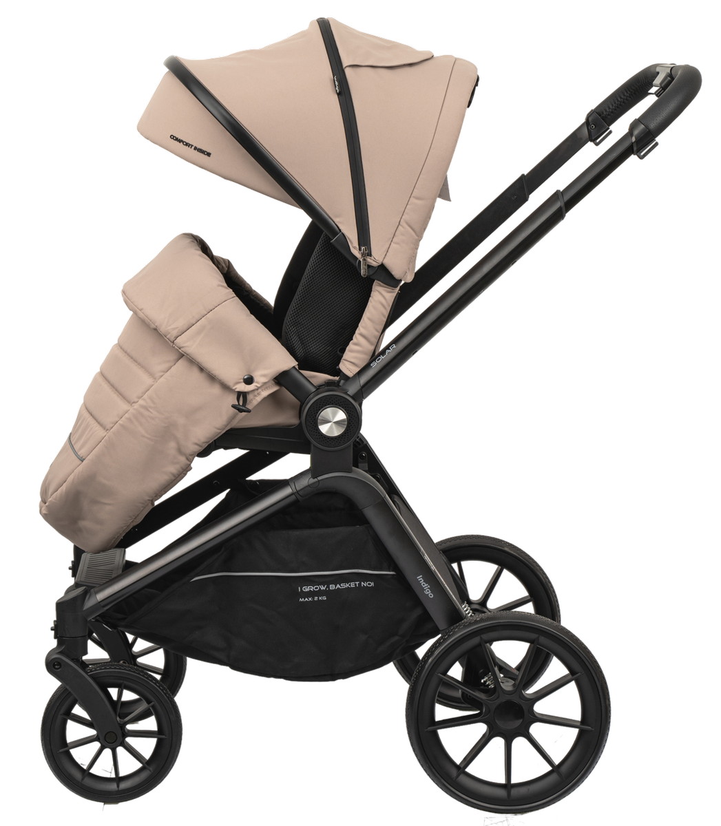 Детская коляска Indigo Solar 3 в 1 бежевый 4mltbmnxvre1njwvwek4wbx8kjkki4rj