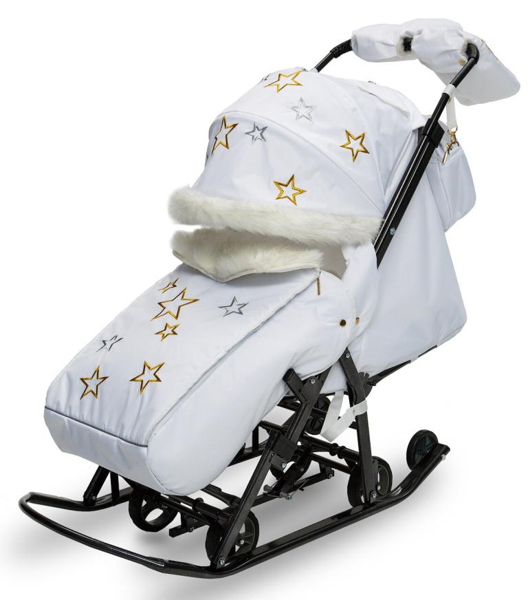 Санки-коляска Pikate Limited Edition White u0rgphtm43ueljfui7573ub7opst37qt