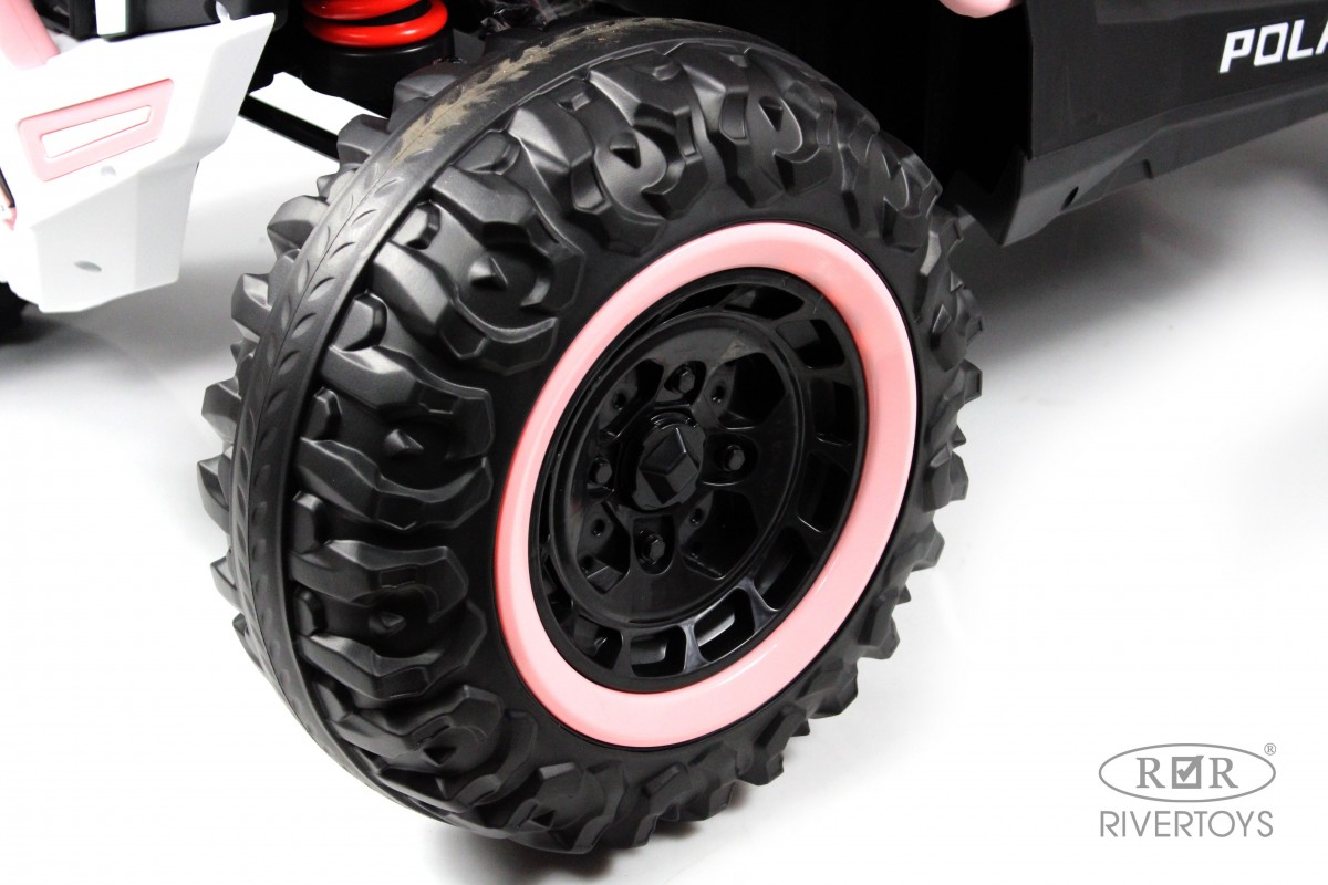 Детский электромобиль RiverToys E001EE розовый vgye13sorwcurf2ntvpr0ri1ox4lcr7d