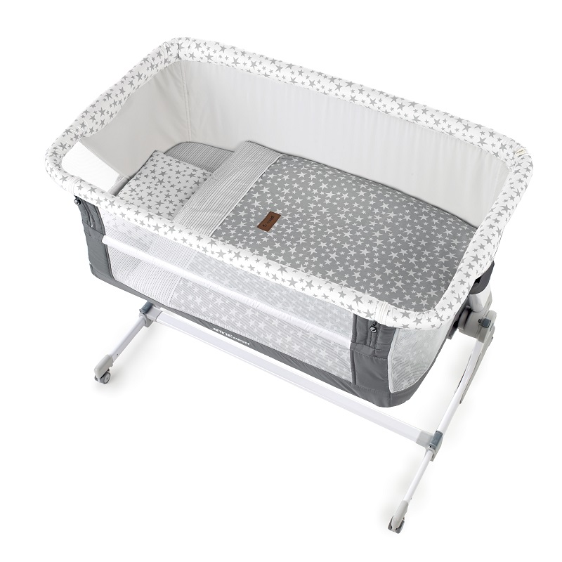 Кровать приставная Jane с комплектом постельного белья Baby Side Star fbe589a7ad3ef15c039a57177d36f182
