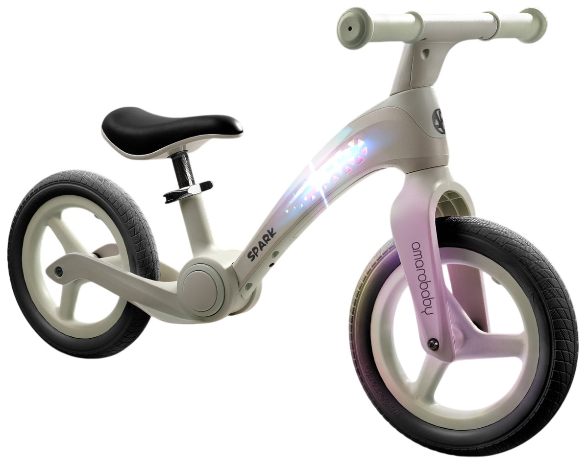 Беговел двухколёсный Amarobaby Spark (хаки/чёрный)