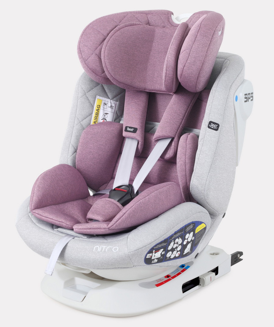Автокресло RANT NITRO isofix Grey/Pink ofgmgv3wjjcs27ka2tydffbzd3pvqwny