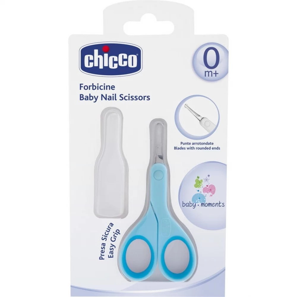 Ножницы Chicco с закругленными концами 0+ голубой 8uomfr9je0saxkmxgf3hcm57szxm3mwu
